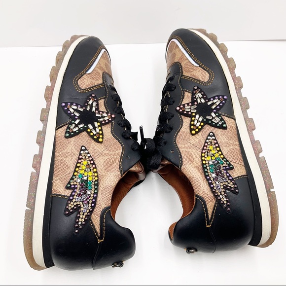 {COACH} Star Embellished Sneakers - Picture 10 of 16